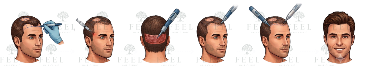 Transplante capilar sem raspagem